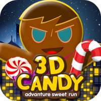 3D Candy Man World Run