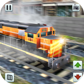 Train Driving Simulator - Crossing Railroad Game icon