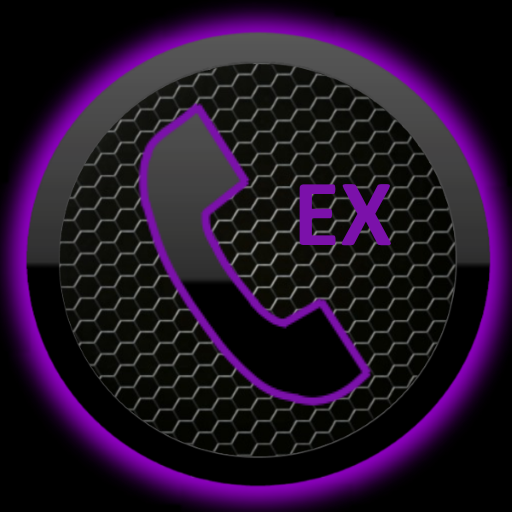 THEME DARKSPACE PURLE EXDIALER icon