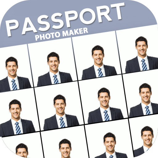 ikon Passport Size Photo Maker with Background Changer