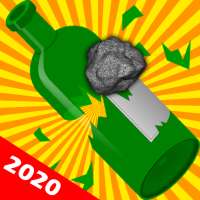 Stone Bottle Shooter : Shoot The Bottles Free Game