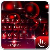 Live 3D Sparkling Red Star Keyboard Theme on 9Apps