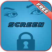 Lock Screen With Eye icon