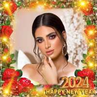 New year photo frame 2024