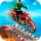 Racing Moto: Highway Bike Stunt Ride 3D icon