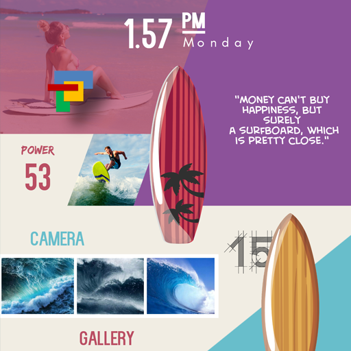 Surfing for Total Launcher icon