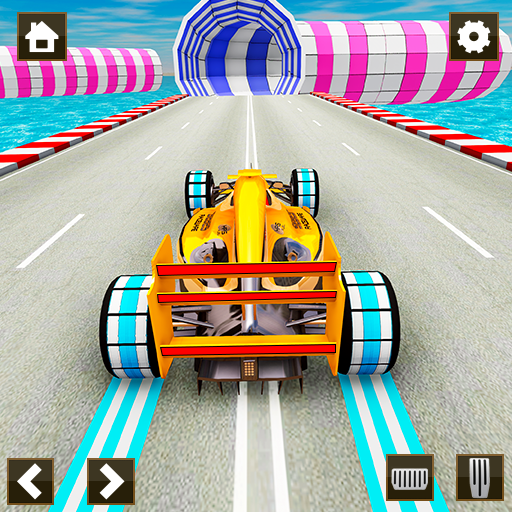 Impossible Formula Car Racing Stunt New Free Games icon