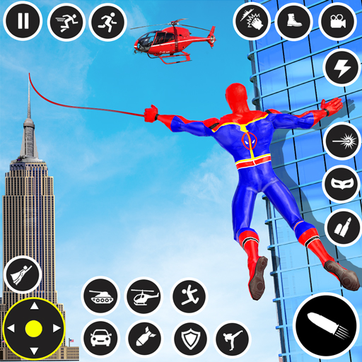 Spider rope hero: spider game icon