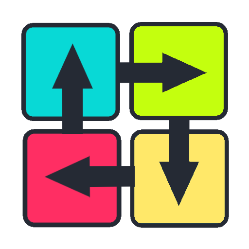 Flip tile ~ simple one stroke puzzle game icon