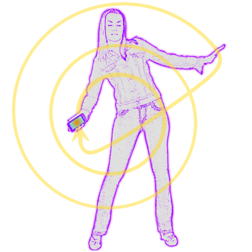 Draw by Moving Phone icon