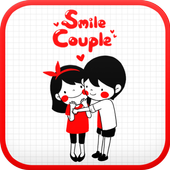 Smile Couple go launcher أيقونة
