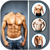 Men Body Builder Suit Photo Editor icon