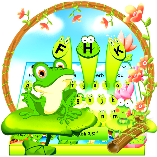 Cute Frog Keyboard Theme🐸 icon