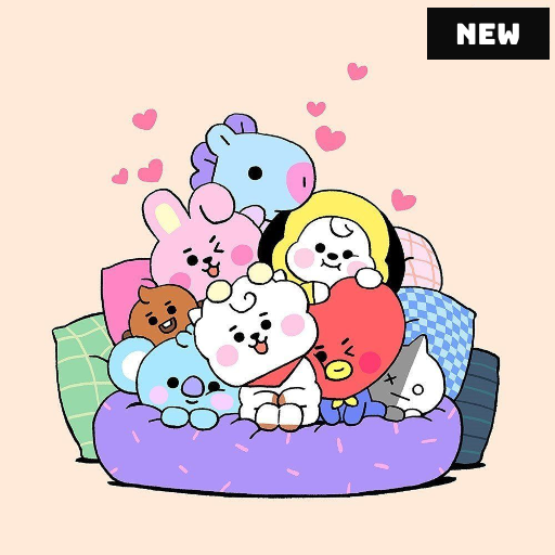 Cute BT21 Wallpaper Full HD 2021 icon