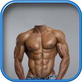 Body Builder Men Photo Suit on 9Apps