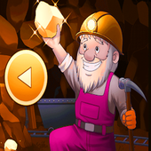 Go mining for gold! Gold miner icon