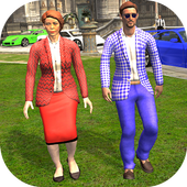 Virtual Family Mom Billionaire Dad Life Simulator icon