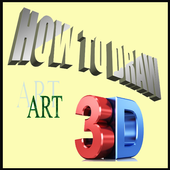 Learn to Draw 3D Art icon