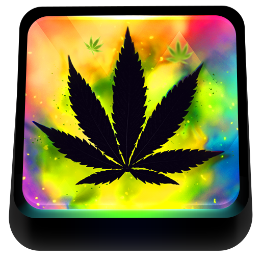 Colored Rasta Weed Keyboard icon