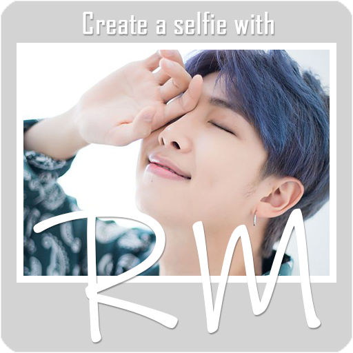 Create a selfie with RM (BTS) icon