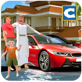 Virtual Sheikh Happy Family Billionaire Life Style icon