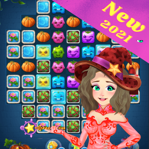 Witch Fruit Crush: Sweet Fruit Match 3 - Puzzle icon