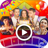 Birthday Video Maker With Song And Name And Photo icon