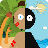 Stickman Escape - Island icon