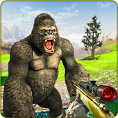 Angry King kong Attack-Wild Animal Shooting icon