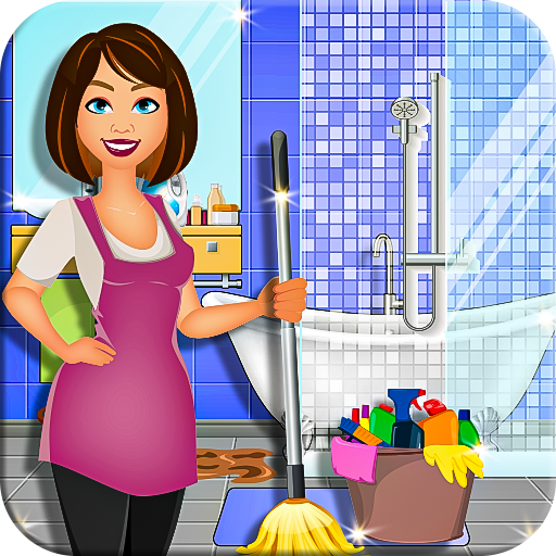 My Girl Mansion Cleaning Games icon