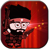 fighter Doodl  Army 2 Mini Militya  in the desert icon