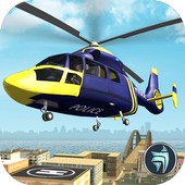 Police Helicopter Survival Sim icon
