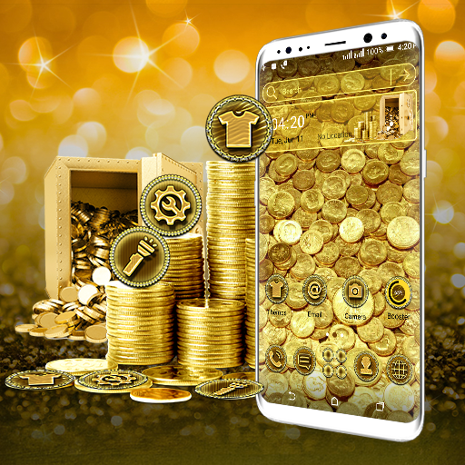ikon Gold Coin Launcher Theme