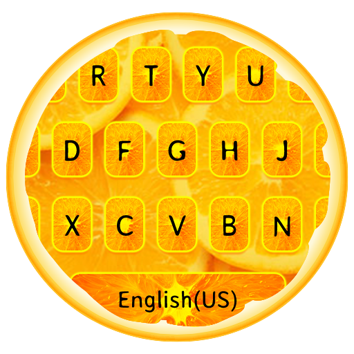 Fresh Orange Typewriter-Fruit Keyboard icon