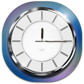 Chrome Analog Clock icon