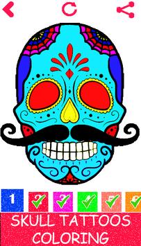 Tattoo Color by Number- Adult Pixel Art coloring screenshot 5