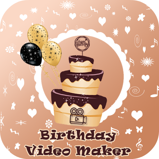Birthday Video Maker With Song - Birthday Status icon