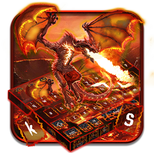 Lava Fire Dragon Keyboard icon