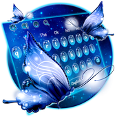 Shining Butterfly Galaxy Keyboard иконка