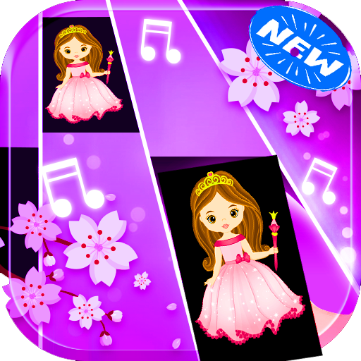Princess doll game piano tiles icon