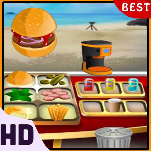 Delicious Beach Burger - Chef's Food Cooking Game icon