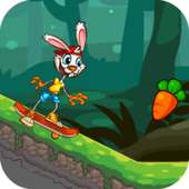 Funny Bunny Skater Run