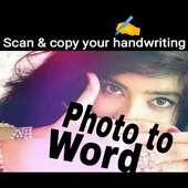 Convert Photo to Word- Free Handwriting Scanner on 9Apps