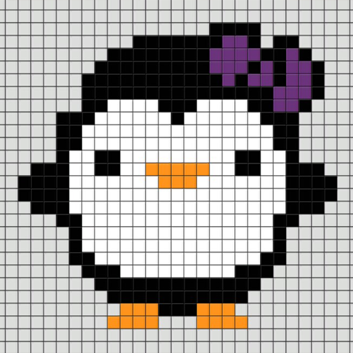 How to draw cell by cell. Schemes icon