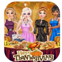 👑 Princesses Thanksgiving Party - Games girls