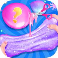 Fluffy Glitter Slime With Balloons - Fun Games on 9Apps