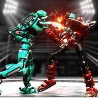 Jeux de combat en anneau robot