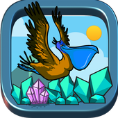 Coloring Flapy bird icon