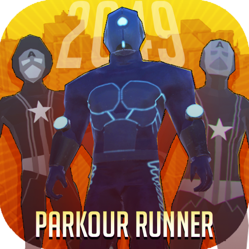 Parkour 3D Robot Runner 2049 أيقونة
