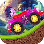 Hill twilight Climb sparkle icon